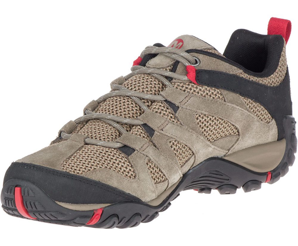 Buty Trekkingowe Merrell Męskie Brązowe - Alverstone - 613742-OFU